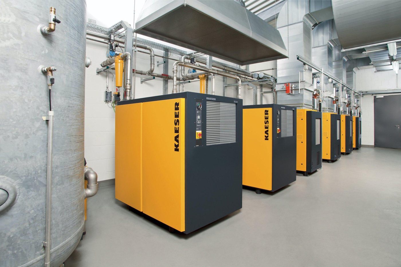 Kaeser compressor installation
