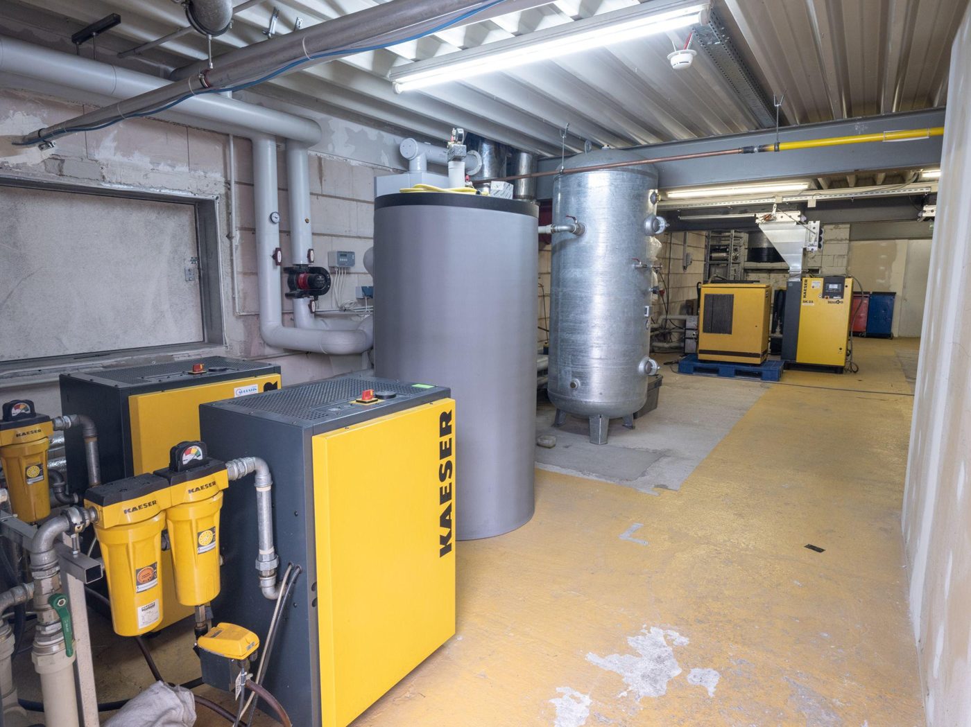Energy-recovery ready compressor set-up